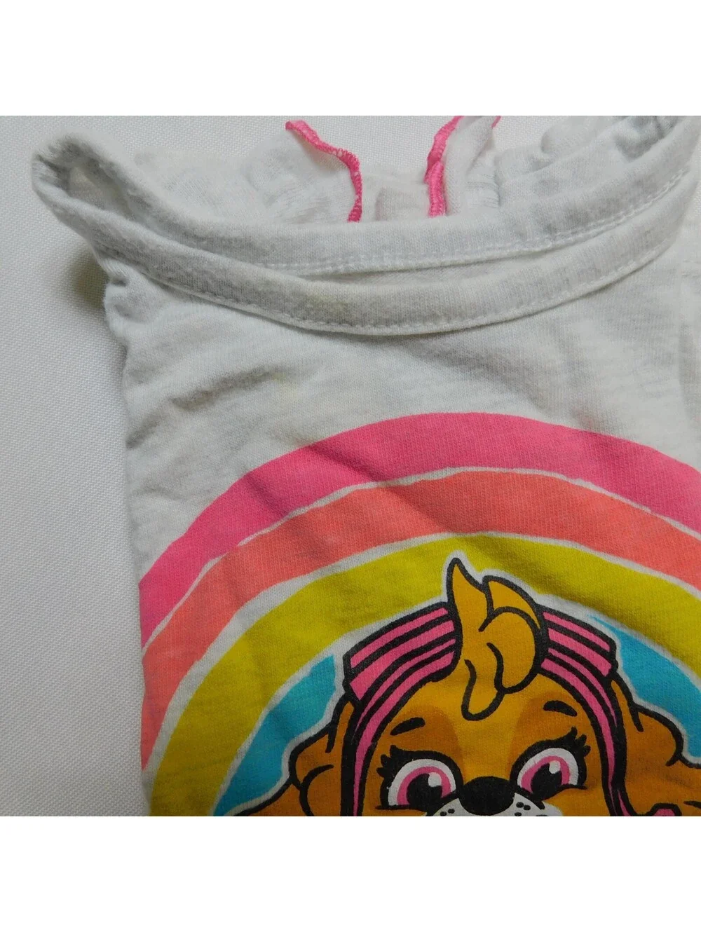 Paw Patrol Skye Girls T Shirt Size 18M Gray Rainbow Pawsitive Vibes Flutter Slee